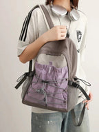 Simple Drawstring Backpack New Model College Students Outdoor Sports Lightweight Bag