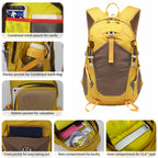Hiking Backpack 30L Foldable Travel Daypack Lightweight Color Block Daypack