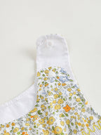 Cute Duck Embroidered Pattern Baby Girl Romper Multicolor Sleeveless Jumpsuit 0-18M