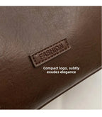 Boston Bag Style Street Trend Large Capacity Soft PU Leather Women's Small Purses
