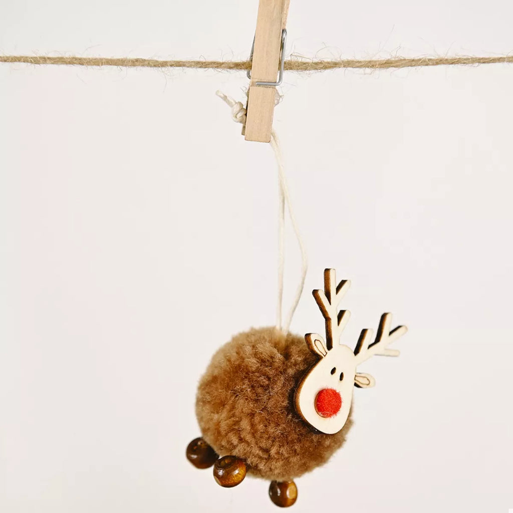 Christmas Ornament Reindeer Decorative Wooden Felt Toy For Tree Dark Brown One Size 4a22f10e-49fd-4094-bc8a-0b532f0d3f8f-Max-Origin Trendsi
