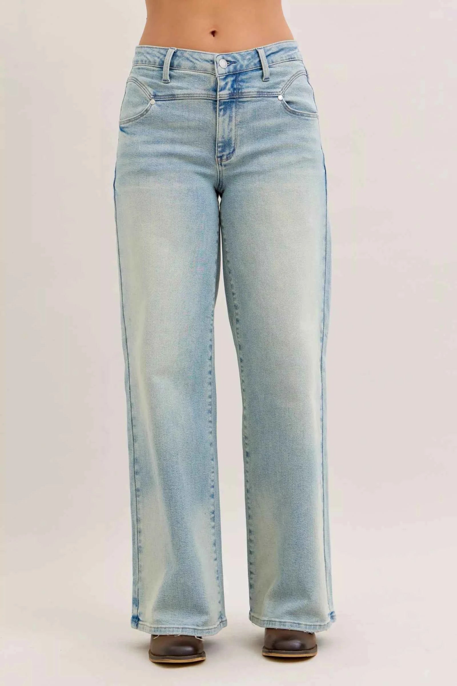 Judy Blue Straight Jeans High Waist Column Medium Wash Denim Pants MD 4a3fb40b-f937-4b05-bc31-f4e4602a3c9b-Max-Origin Trendsi