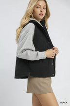 Umgee Womens Quilted Black Vest Floral Embroidered Snap Outwear 4a4eb463-4b1c-48a6-a135-ba4a387945c0-Max-Origin Trendsi