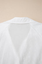 White Shirt Embroidered Eyelet Collared Neck Long Sleeve Blouse 100% cotton 4a554c0e-479e-465d-b22d-17851ed947d6-Max Trendsi