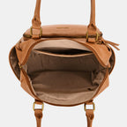 David Jones Leather Shoulder Bags Zipper Large Outer Pocket Handbag 4b088288-6591-45e9-a39e-6714ee5d0a6e-Max Trendsi