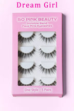 SO PINK BEAUTY Faux Mink Synthetic Eyelashes 5 Pairs Black Mix Effect 4be941ad-cedd-434f-bd11-d8af204415a6-Max Trendsi