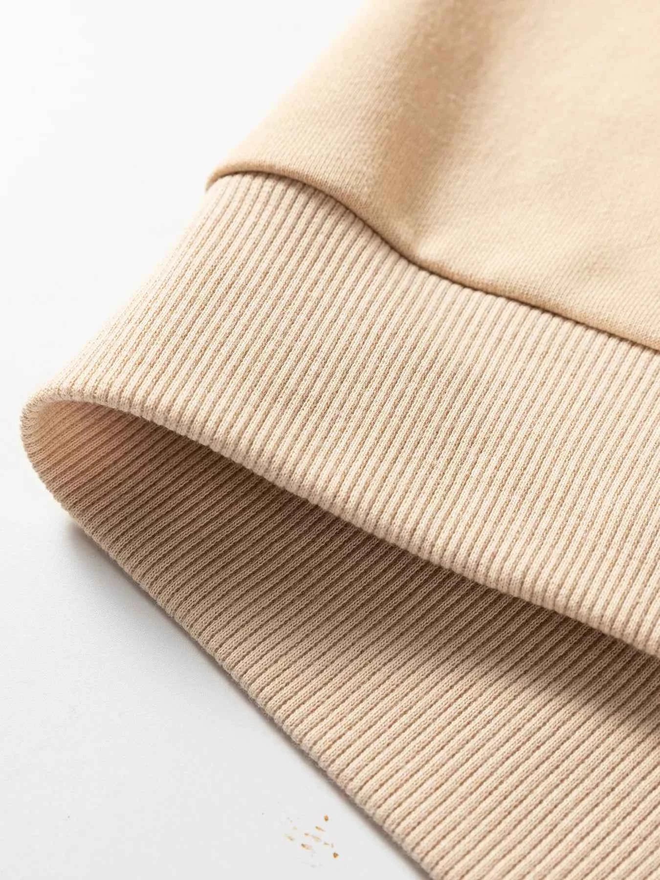 Women Sweatshirt Beige Embroidered Flower Pattern Long Sleeve Top 4ccf63d3de6d4d23b52f69412e77bf44-Max-Origin Trendsi