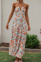 Floral Maxi Dress Halter Cut Out Neck Tiered Backless 4d0e496c-273a-4cd7-bdac-00150264e43c-Max-Origin Trendsi