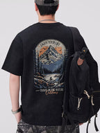 Men's T-Shirt Cotton Black Graphic Round Neck Short Sleeve Oversized Top 4d28169f-97a2-4786-8da2-d22c2a5b9889-Max-Origin Trendsi