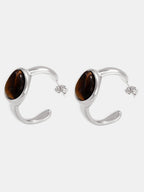 Jewelry Set Earrings and Ring Stainless Steel 18K gold-plated Tigerite C-Hoop 4d3b8093-d050-406e-8fa3-724a37eda077-Max Trendsi
