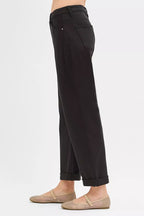 RISEN Womens Baggy Pants Black Tummy Control Mid Rise Ankle Barrel Relaxed 4d9fc4233b97498b8f90d6c7e065b7ef-Max-Origin Trendsi
