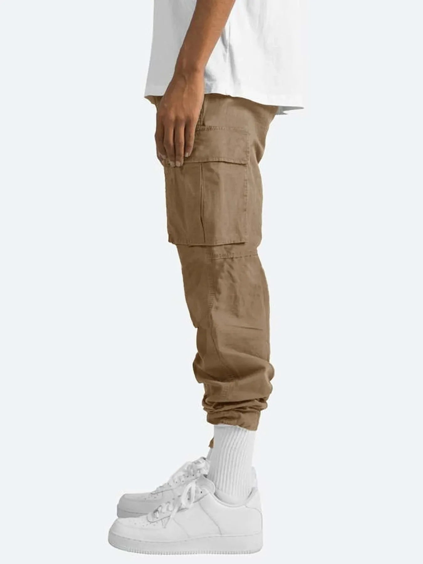 Men's Cargo Pants Drawstring Waist Pocketed Trousers S-5XL 4e2a7e98b2ab4b438e694496990ef56e-Max-Origin Trendsi