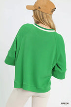 Umgee Ribbed Knit Top with Contrast Trim 4e3a5cfd-0c01-4884-bc7e-b5269c480dc0-Max-Origin Trendsi
