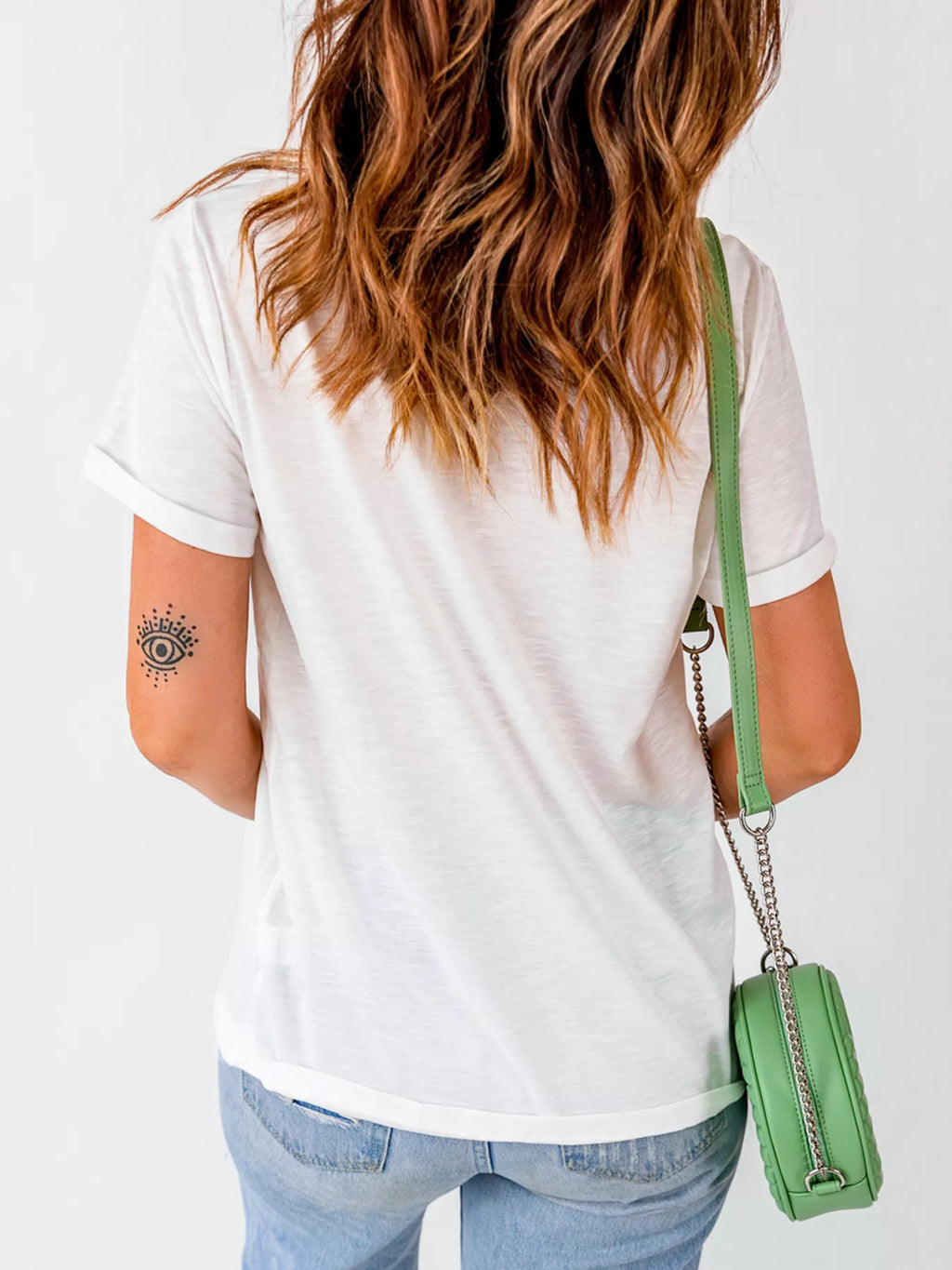 Womens White T-Shirt Christmas Tree Sequns Relaxed Fit Top Tee 4ec4a8dd72c54c2aa70f8aa40f455a31-Max-Origin Trendsi