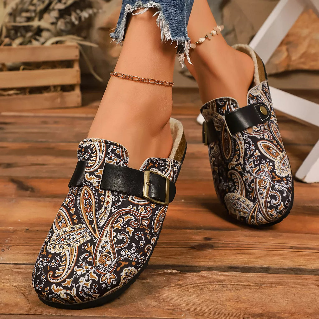 Women's Slip-Ons Colorful Paisley Print Round Toe Flats Shoes 4f60713e25b8403285e5719f01926cf9-Max-Origin Trendsi