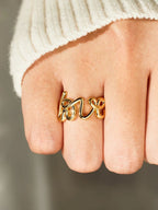 LOVE Ring Gold 18K Gold-Plated 925 Sterling Sterling Silver Rings Jewelry 4f71d409-ec08-4a99-afa0-74a48fca847a-Max Trendsi