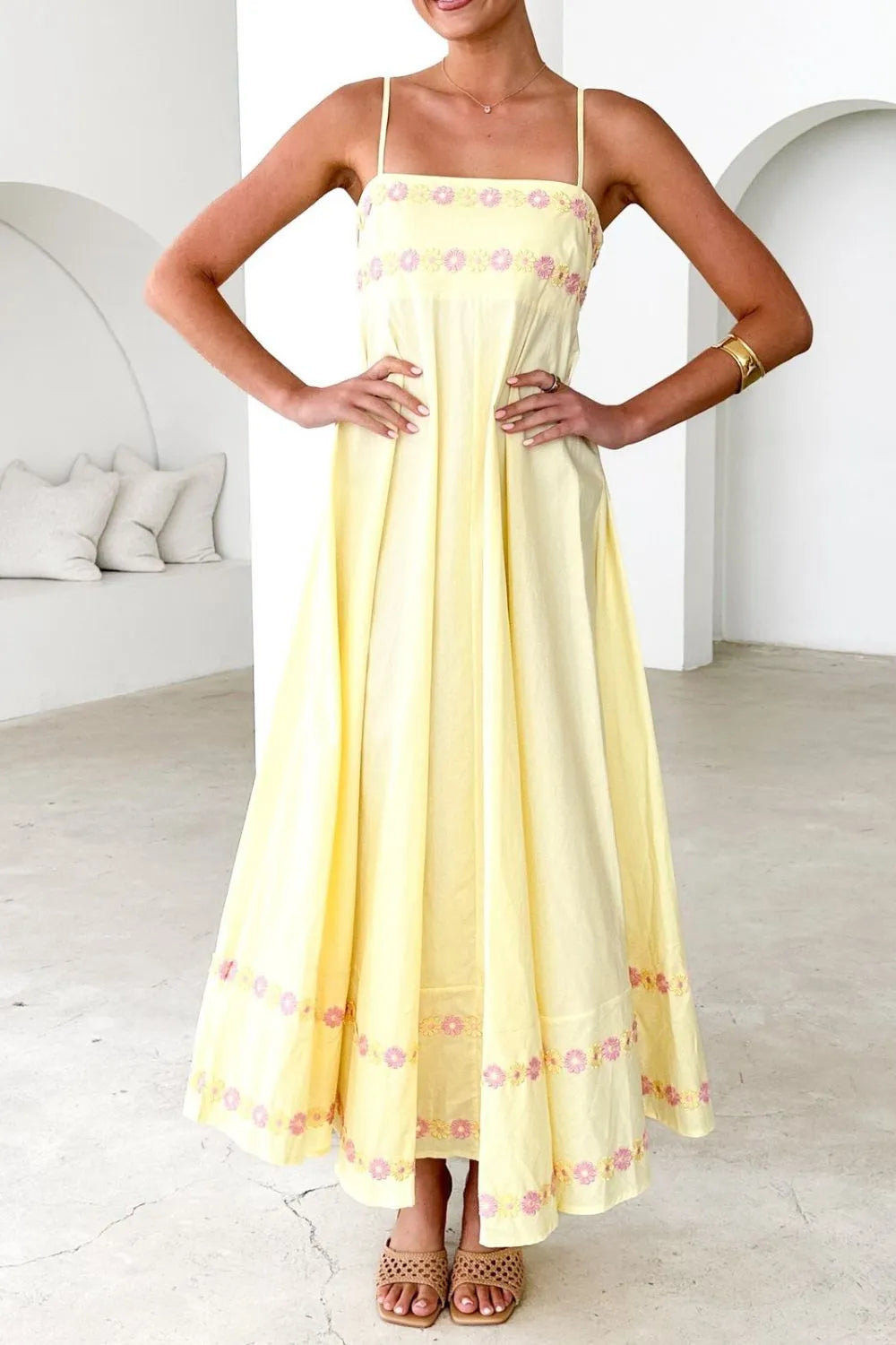 Maxi Dress Floral Embroidered Spaghetti Strap Ruffled A-Line Party 4fd55b62-c40e-43f2-85f5-7e8adbfb65ea-Max-Origin Trendsi