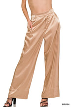 Zenana Satin Pants Wide-Leg Brush Pink Trousers 502db81538f54b89a4276a52b543cab0-Max-Origin Trendsi
