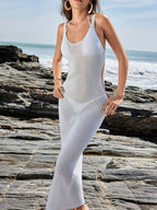 Knit Swimwear Cover-Up Maxi Dress Sleeveless with Side Cutouts 50e37630-c5af-499a-9284-23ae440e7dd2-Max-Origin Trendsi