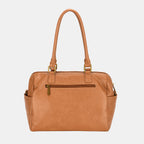 David Jones Leather Shoulder Bags Zipper Large Outer Pocket Handbag 516119f6-7e1c-4f72-a4c2-bae59acdaf73-Max Trendsi