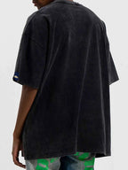 Men's Graphic Oversized Washed T-Shirt