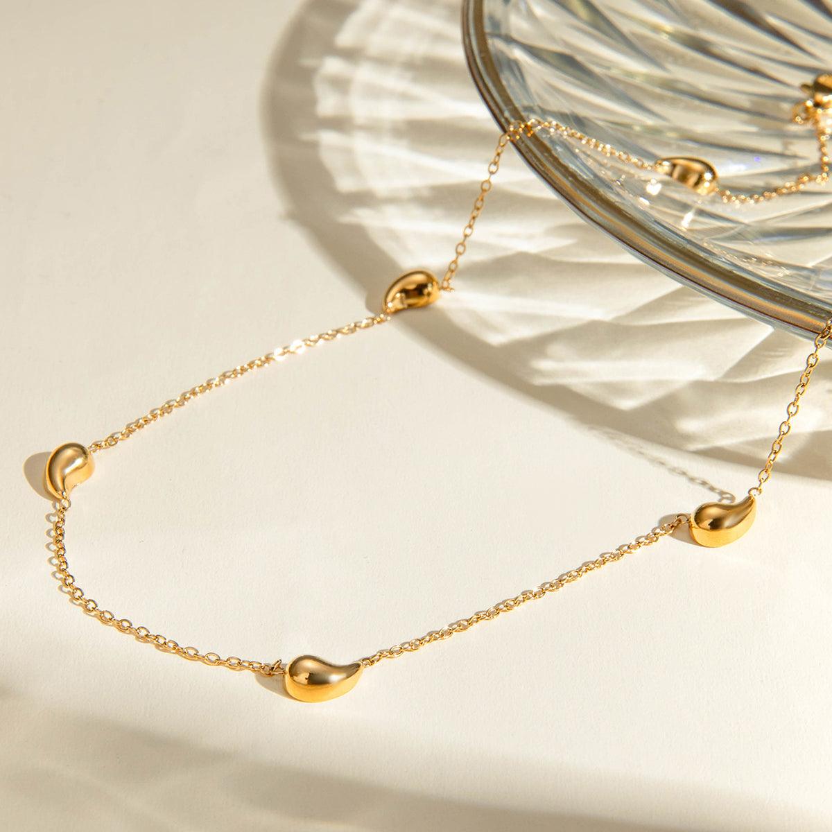 Necklace Chocker 18K Gold-Plated Jewelry 52c64854-ad2a-4987-b30d-13b780434a14-Max Trendsi