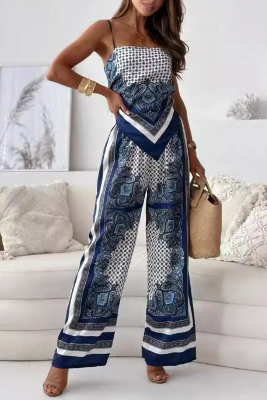 Women's Outfit Set Printed Backless Cami and Wide Leg Pants Two-piece 52eeac11-579c-4343-b614-32b5afc4237b-Max-Origin Trendsi