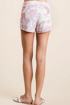 BiBi Shorts Tie Dye Print Pink Multi Terry With Side Pockets 53981ea3a0434b4a87a1e074fe53c845-Max-Origin Trendsi
