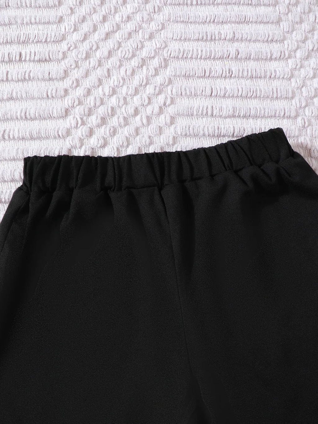 Boy's Baby Set Army Green Color Block Short Sleeve Top and Shorts Set 540ae551-6f2d-4789-b163-b22fcc00ae3d-Max-Origin Trendsi