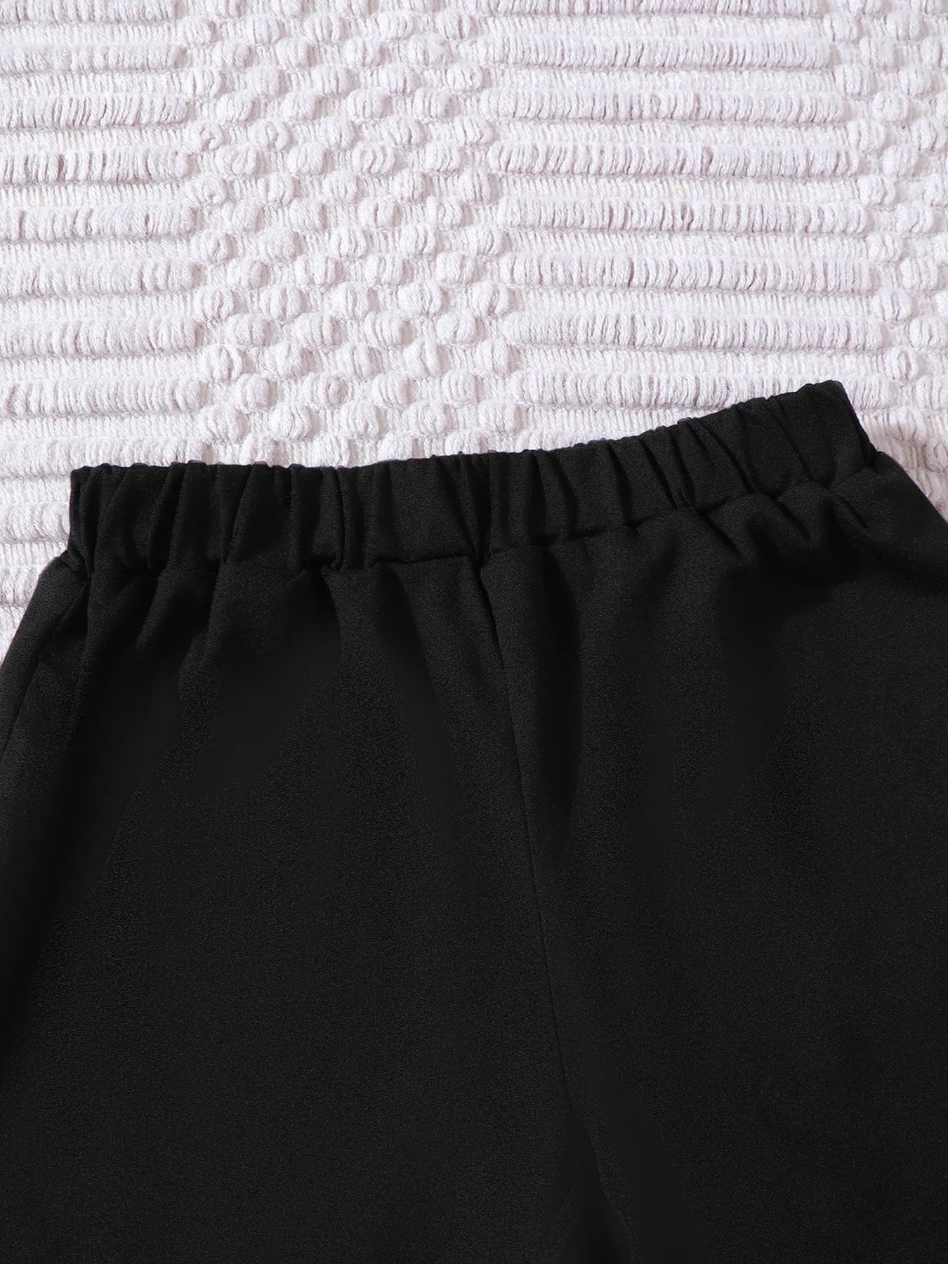 Boy's Baby Set Army Green Color Block Short Sleeve Top and Shorts Set 540ae551-6f2d-4789-b163-b22fcc00ae3d-Max-Origin Trendsi