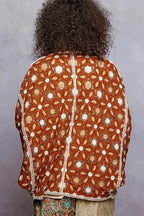POL Crochet Cardigan Choco Multi Open Front Floral Pattern 54a0aef6-145a-4dff-a3ce-15b26c6166cd-Max-Origin Trendsi