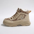 Women's Sneaker Boots High-Top Platform Chunky with Lace-Up Fluff Shoes 54ab50da53cc4a179e6ac5c0b8c58760-Max-Origin Trendsi