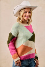 BiBi Multi Color Block Sweater Womens Cozy Knit Fashion Pullover 54c382bc5e0f4f458521497e5e6afa87-Max-Origin_5e933e6e-88c0-4c96-bb58-c186e58c420c Trendsi