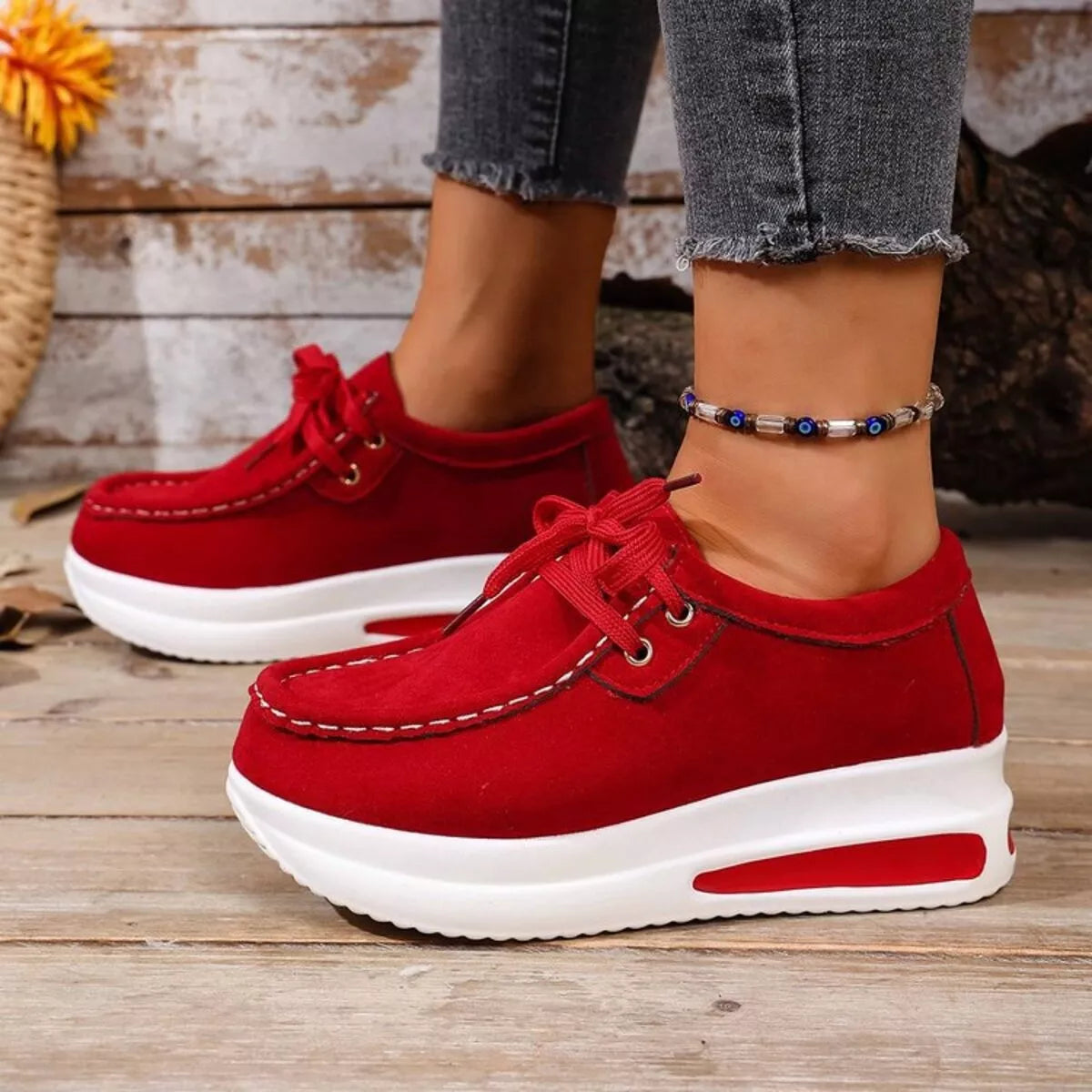 Women's Sneakers Round Toe Platform Mid Heels Shoes 54dbd35af4f646af91f7bf15eb5c1cd4-Max-Origin Trendsi