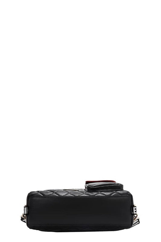 Nicole Lee USA Shoulder Bag Large Convertible Adjustable Strap Backpack Bag 54f6ce18-5a2d-4d74-af9d-1cef64c3b966-Max Trendsi