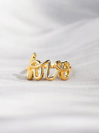 LOVE Ring Gold 18K Gold-Plated 925 Sterling Sterling Silver Rings Jewelry 54fdbf04-f1c0-4fb7-af2a-9d45350778b1-Max Trendsi
