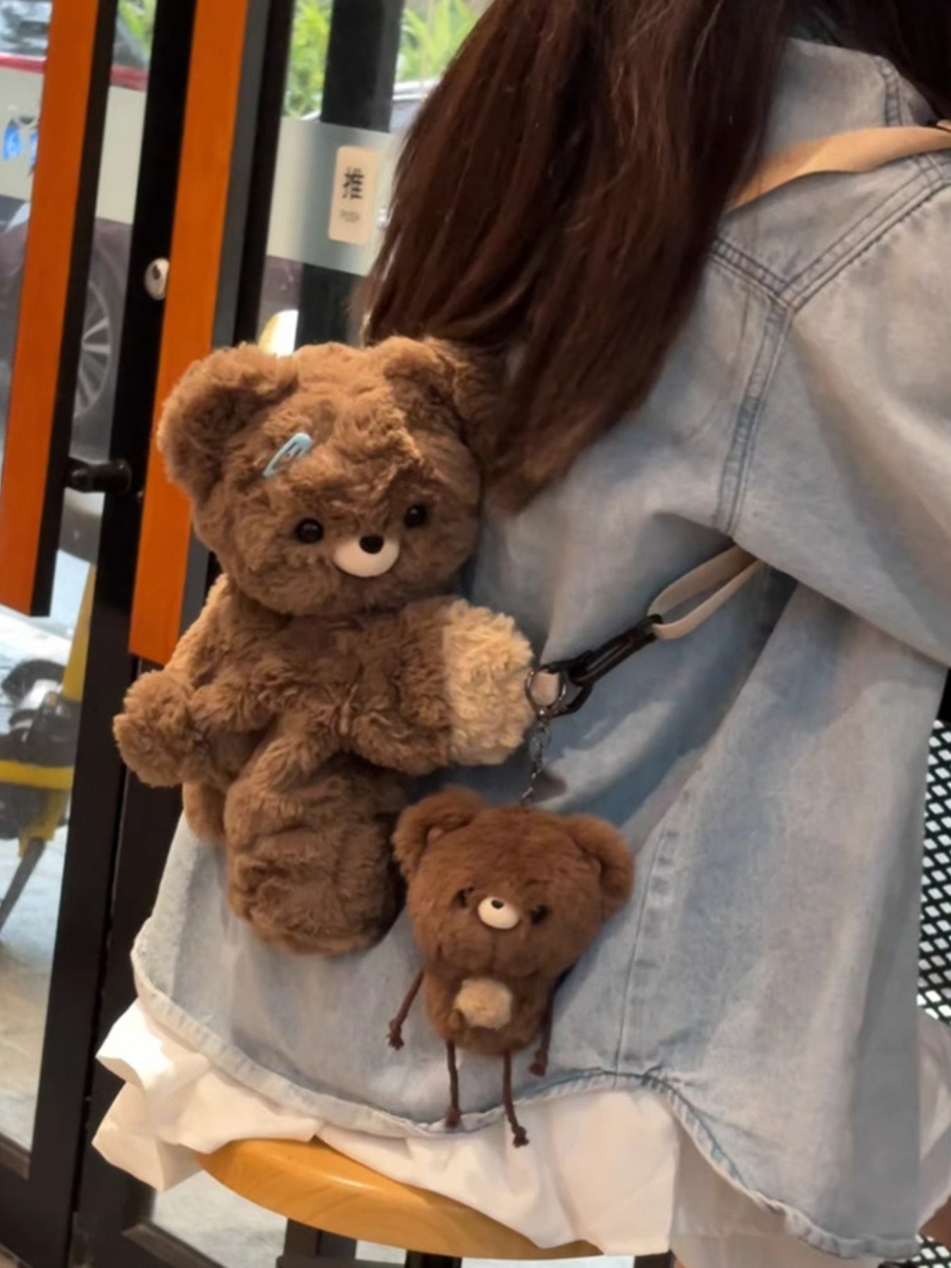 Mini Plush Teddy Bear Backpack Bag