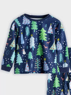 Children's Pajama Set Christmas Tree Print Colorful Top and Pants 552e3ff7-ad91-4aeb-a904-2090eb5e7473-Max-Origin Trendsi