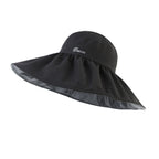 Wide Brim Sun Visor Hat - Lightweight Polyester Fiber, Imported, One Size Fits All