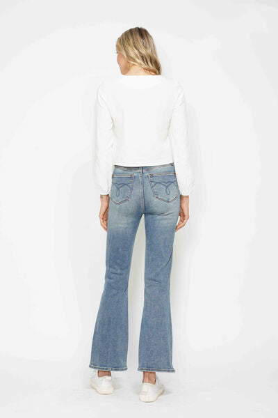 Judy Blue Bootcut Jeans Tummy Control with Embroidered Pockets 558ec53f-21d2-4829-ac04-56dbd0f44348-Min Trendsi