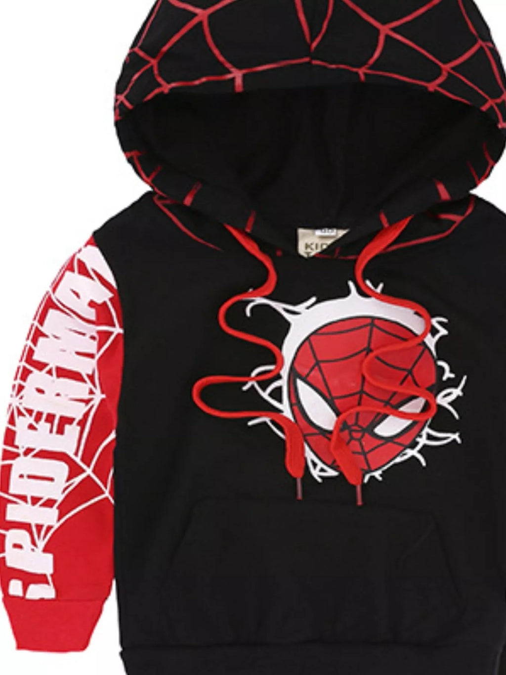 Boy's Children's Spiderman Graphic Hoodie and Pants Set 2 Pcs 560780bf-ffe9-47f5-a97a-641de50adaf3-Max-Origin Trendsi