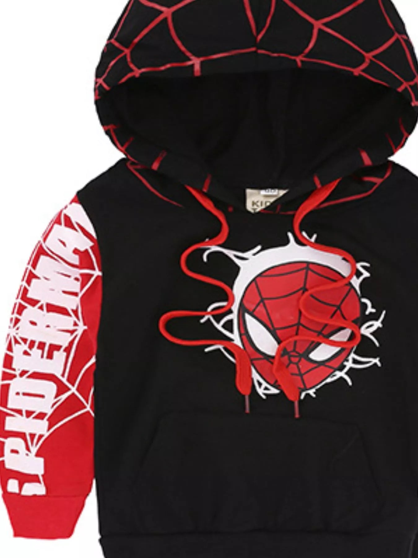 Boy's Children's Spiderman Graphic Hoodie and Pants Set 2 Pcs