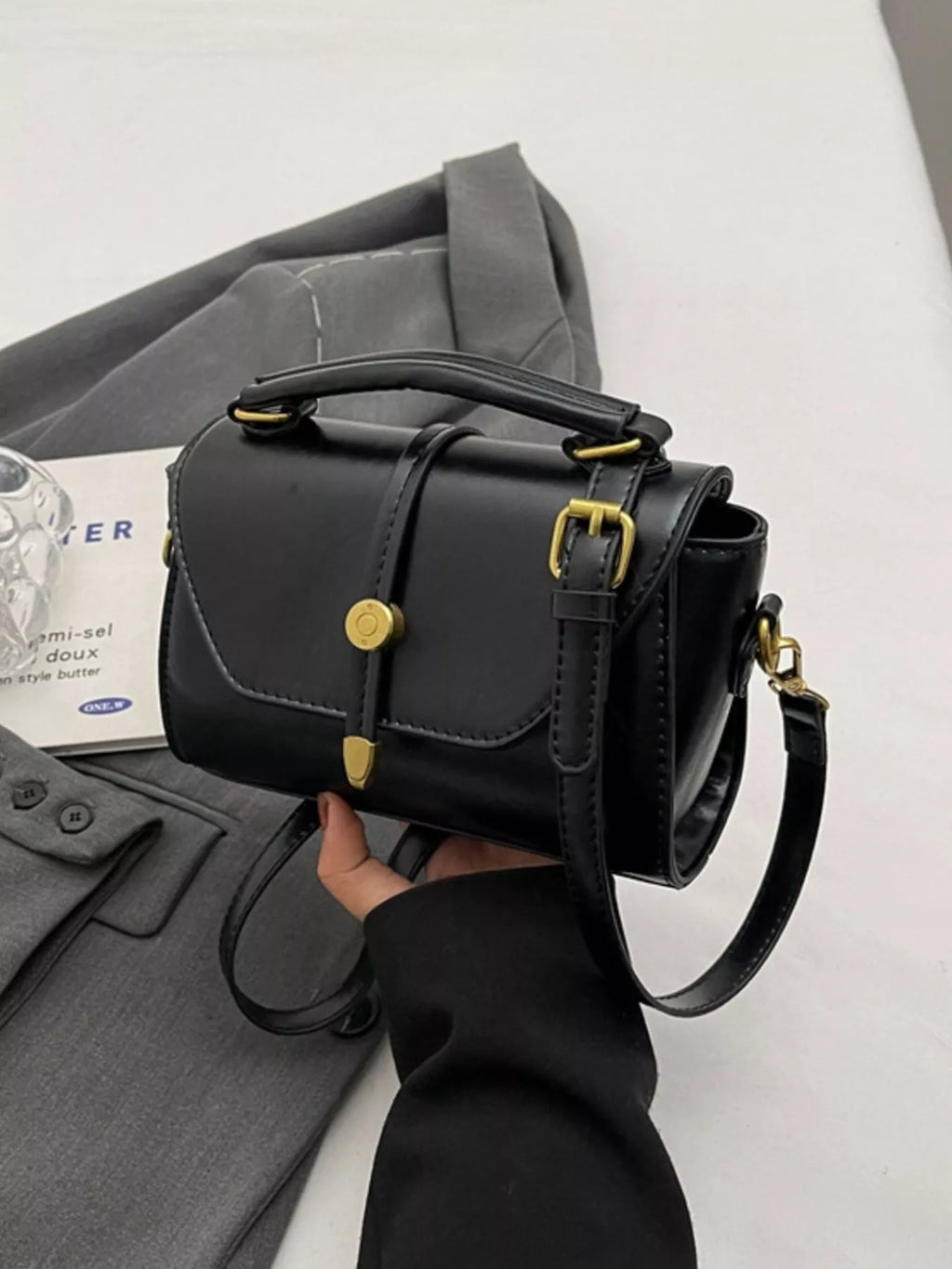 Womens Crossbody Bag Pu Leather Top Handle Handbag 56112cfa-0a48-41a9-baa5-d9ea396d8b43-Max-Origin Trendsi