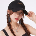 Adjustable Baseball Cap with Letter Design