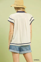 Umgee Womens Blouse Linen Ruffle Short Sleeve Top 56db5b51-b1b7-4622-99f2-e1aae622a2ea-Max-Origin Trendsi