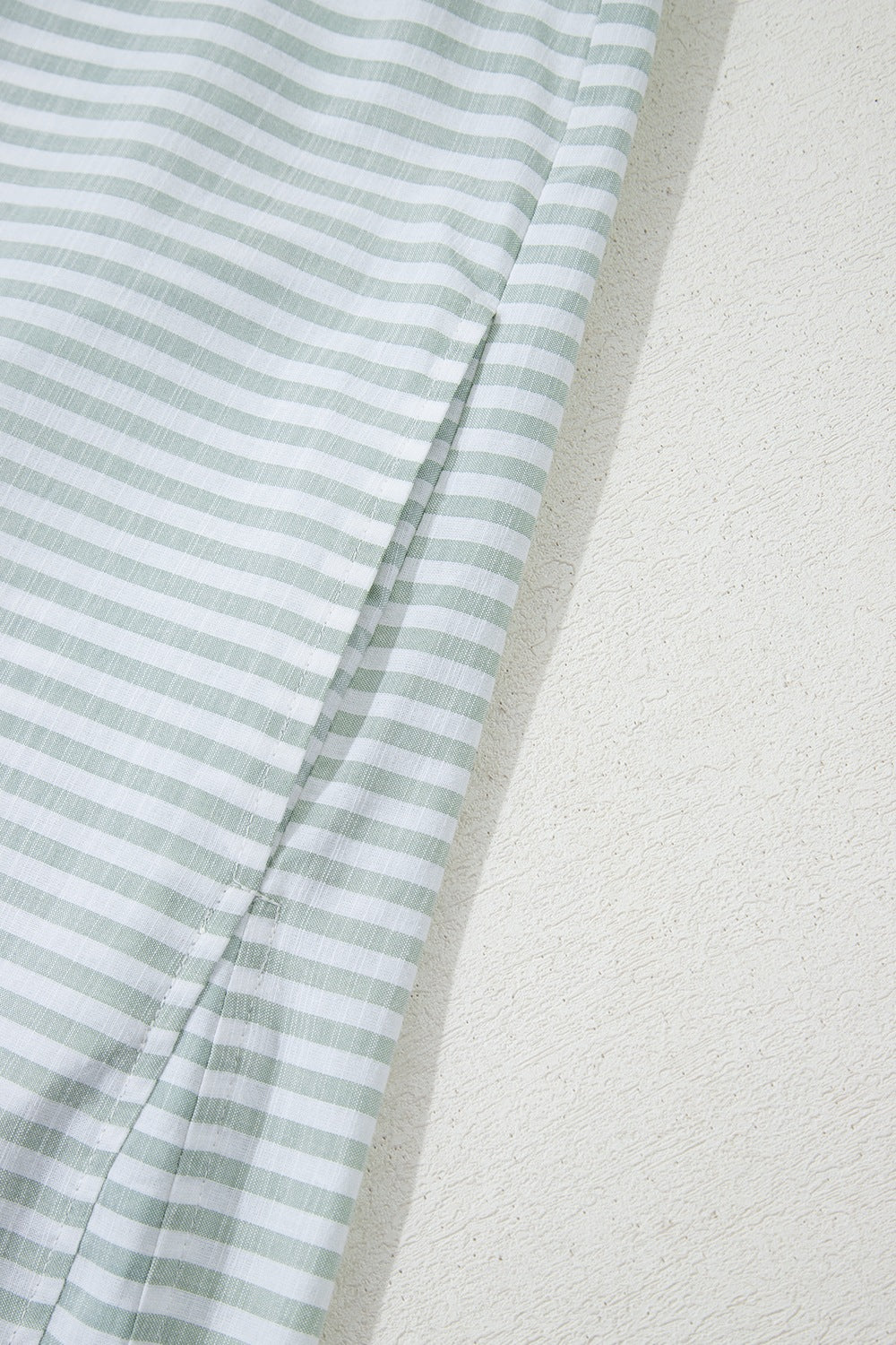 Mini Shirt Dress Striped Johnny Collar Long Sleeve Cotton Pocket Dresses 577b7ae8-8c27-441f-b4b3-0d6cc9dc619d-Max Trendsi