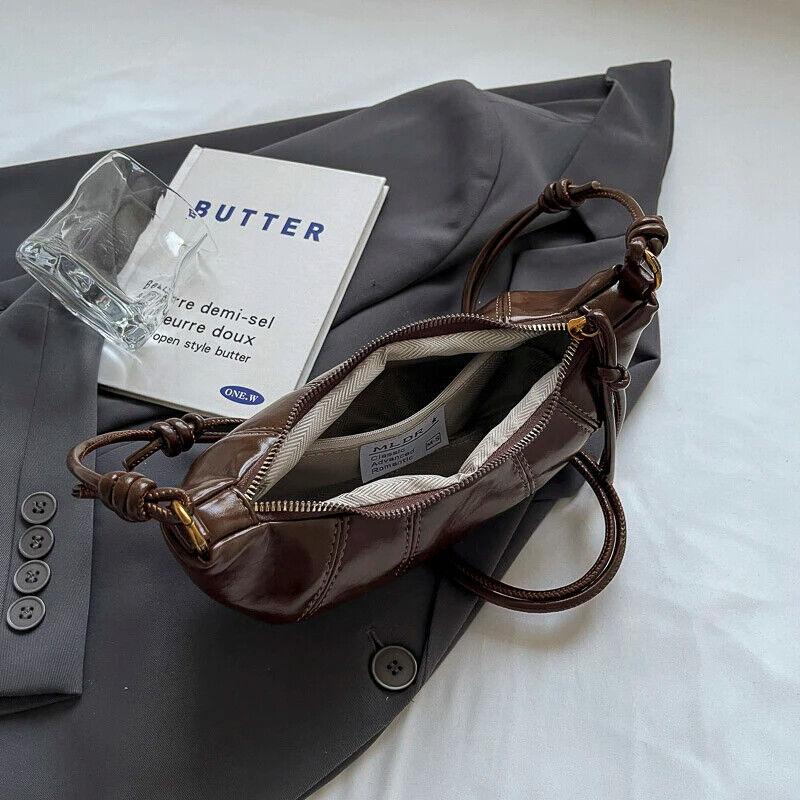 Small Hobo Bags Glazed Soft Leather Crescent Zipper Small Zip Women's Purses 57_0382a4ff-d92a-49cc-9bec-abf920e881e3 STYLEINGER