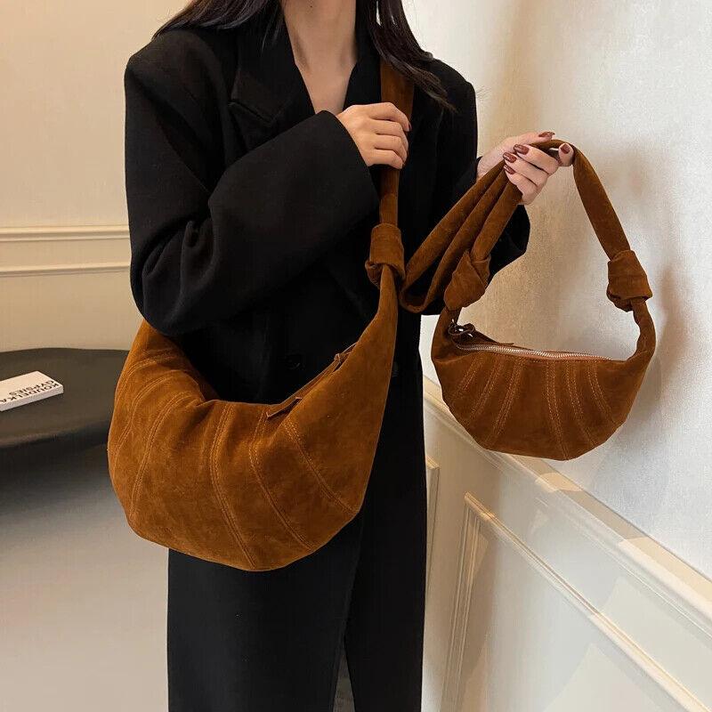 Hobo Bags Soft Leather Splicing Crescent Zipper Women's Small Large Handbags 57_0c22b91c-6a1c-444f-b64b-f9860486db0c STYLEINGER