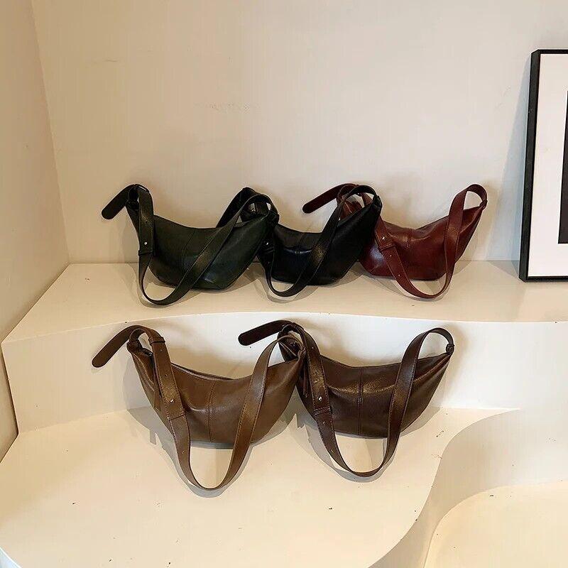 Large Leather Crescent Bags Women Zipper Adjustable Strap Purses 57_0d784a09-c4c7-4482-83c3-98db545a1fb4 STYLEINGER