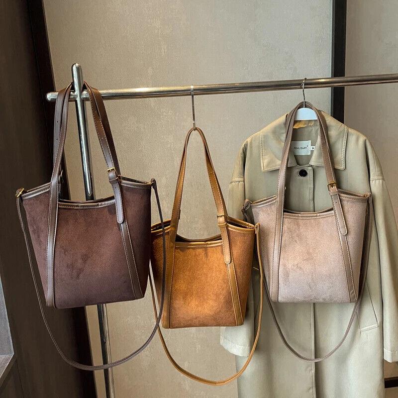 Large Bucket Bags Suede Leather Handbags 2 in 1 Mini Zip Snap Women's Purses 57_0e95172d-5970-4664-92a1-5caa34441ec6 STYLEINGER